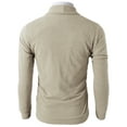 thumbnail image 3 of H2H Mens Casual Comfortable Fit Cardigan Sweater Shawl Collar Soft Fabric with Ribbing Edge IVORY US 3XL/ASIA 4XL (CMOCAL07), 3 of 5