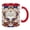 Red, variant on 250th Anniversary Patriotic Ceramic Mug 11oz, 250 Years Commemorative Coffee Cup, Independence Day Gift for History Lovers