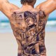 thumbnail image 4 of Tatuajes Marcador Corporal Pegatinas Tatuaje Patrón Espalda Completa para Y Niñas, 4 of 9