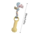 thumbnail image 1 of Durable Dog Chew Toys For Aggressive Chewers Interactive Pet Teeth Cleaning Toys Puppy Teething Toys Long Lasting Plastic Dog Bone Toy For Small Medium Large Dogs, 1 of 3