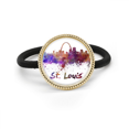 thumbnail image 1 of Cinta para el pelo de metal plateado y tocado de goma Unbranded St. Louis Latina, 1 of 3