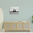 thumbnail image 2 of Stupell Indtries Traditional Ship Sailing Across Ocean Black White Photography,30 x 24,Design by Debbie O'dell, 2 of 6