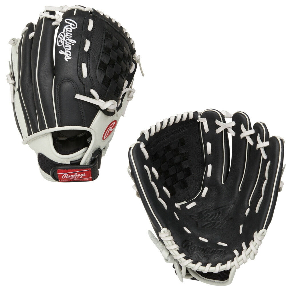 black and white rawlings glove