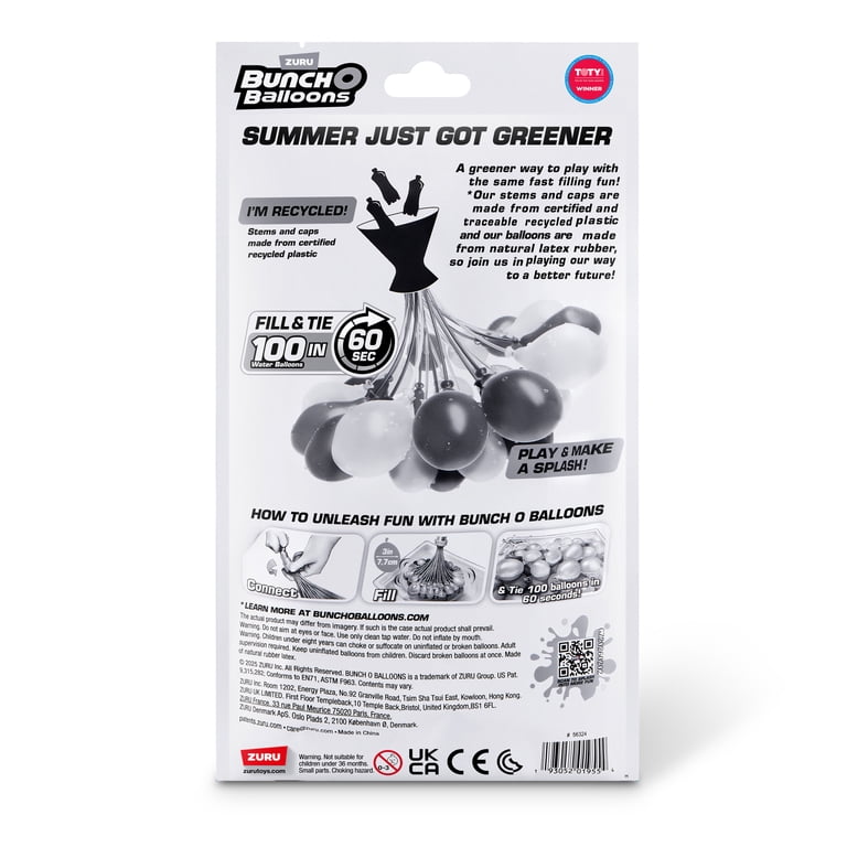 Bunch O Balloons Red, White & Blue Water Balloons, 3-Pack photo 7
