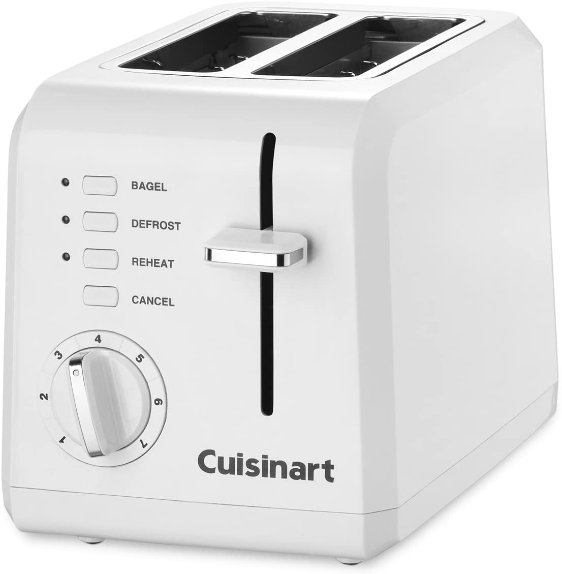 Restored Cuisinart CPT-122FR CPT-122 2-Slice Compact Plastic Toaster White (Refurbished)