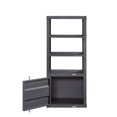 thumbnail image 3 of Industrial Style Metal Left Side Pier with 1 Compartment Gray - Saltoro Sherpi, 3 of 5