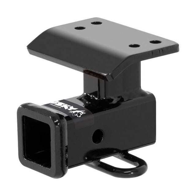 Husky Towing Trailer Hitch Rear 69591C Class III with a 2-inch receiver, 3500-pound weight carrying capacity, and 350-pound tongue weight. The hitch features a pocket style design, a welded seamless collar for added strength, and an open-back receiver for easy cleaning. Coated with a rust-resistant liquid Bonderite finish, it is designed for a custom fit with precise welding. Shown in a multicolour finish with the Husky Towing Products logo visible.