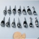 thumbnail image 4 of Tapón de botella de vino alargado con varilla de cinta de aleación de zinc de 6 piezas Tapón de botella de vino de bola redonda de acero inoxidable Columna roscada Tapón de botella cromado, 4 of 5