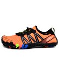 thumbnail image 4 of Men's Quick‑Lace Minimalist Water Sports Shoes, Perforated Mesh Upper Footwear with Flexible Multi‑Lug Thin Outsole for Beach Swimming and Trail Outdoor Activities, 4 of 6
