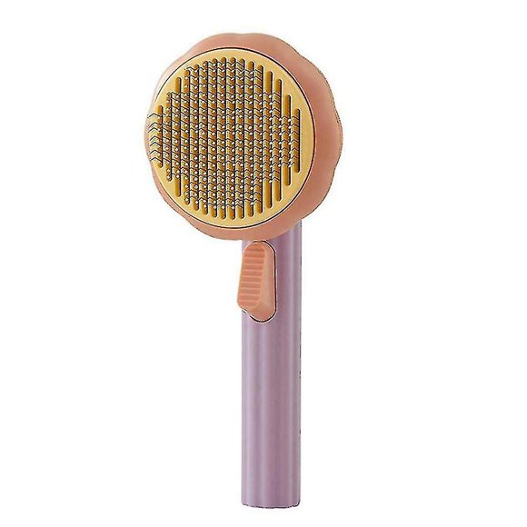 Pet brush dog cat brush clipper beauty self-cleaning smooth comb