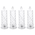 thumbnail image 1 of 4 piezas Luz de vela Velas electrónicas de velas de altura de velas Luz decorativa Luz decorativa, 1 of 5