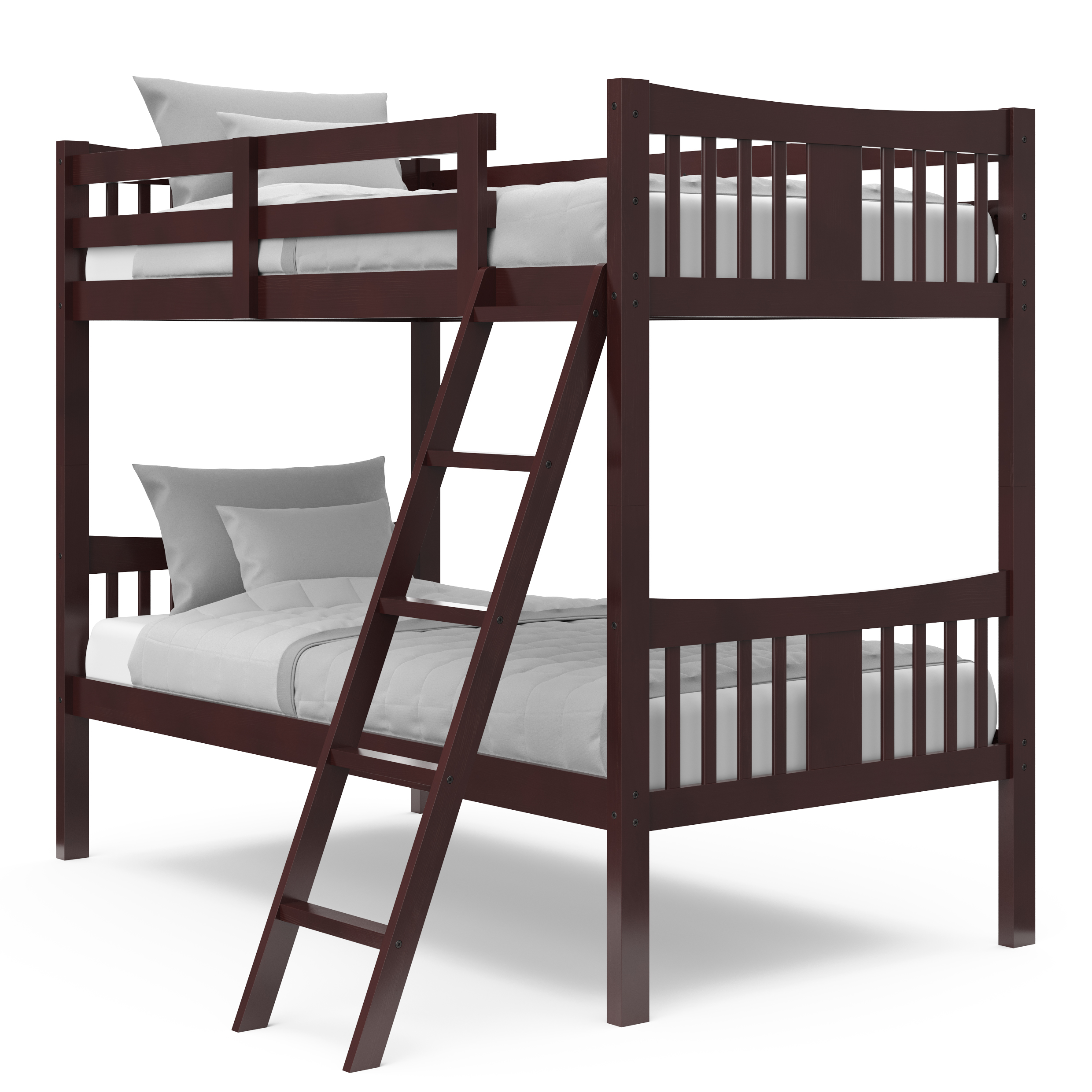 Storkcraft Caribou Twin over Twin Bunk Bed, Espresso - image 3 of 11