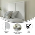 thumbnail image 3 of Flash Furniture Oliver Twin Size Wooden Four Panel Adjustable Headboard 38"W x 0.75"D x 41" - 51"H, 3 of 9