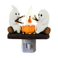 thumbnail image 7 of Ghost Campfire Flickering Night Light, 2 Ghosts Roasting S'mores at Campfire, Halloween Night Lights Plug into Wall, Halloween Indoor Decorations, 7 of 7