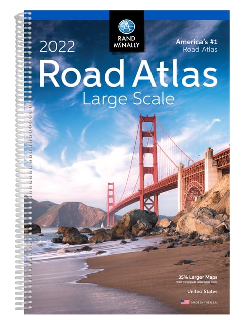 2022 Large Scale Road Atlas (Paperback)