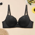 thumbnail image 2 of MDUKONU Women's Padded Underwire Bra, Full Coverage T-Shirt Bras for Women, Convertible, Seamless Black 42, 2 of 8