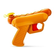 Play Day Plastic Hot Dog Water Blaster, Brown and Yellow