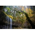 thumbnail image 2 of Susan Vizvary Photography 32x23 Black Ornate Wood Framed with Double Matting Museum Art Print Titled - Mystical Falls 2, 2 of 4