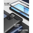 thumbnail image 6 of Clayco Samsung (Xenon Series) Full-Body Rugged Case with Built-in 3D Curved Screen Protector for Galaxy Note 20 Ultra (2020 Release) (Black), 6 of 7