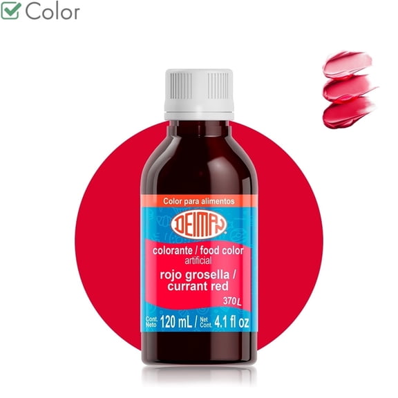 Artificial Food Colorant/Coloring - Red Currant 370L - Size:120ml