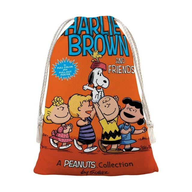 PEANUTS Bolsa de regalo con cierre de cinta navideño para decoración de Navidad,50cm×80cm.