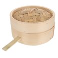 thumbnail image 1 of Cuiseur Vapeur en Bambou pour Cuisine avec Couvercle Outil de Cuisson, 1 of 8