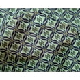 thumbnail image 4 of oneOone Silk Tabby Fabric Ethnic Geometric Flame Stitch Print Fabric BTY 42 Inch Wide, 4 of 4