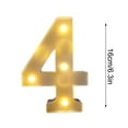 thumbnail image 2 of Fiudx Lámpara con Letras Led Decorativas, Luz Nocturna Tipo Marquesina, Decoración Versátil para El Hogar, Celebraciones de Cumpleaños y Bodas, Ambiente Romántico, Fácil de Usar con Pilas., 2 of 6