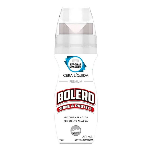 Cera líquida Bolero shine & protect color blanco 60 ml