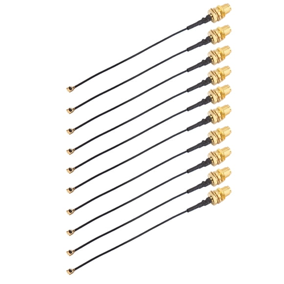 Alimentador de antena, 10 piezas SMA a IPX SM Ato IP F Cable de extensión SM Ato IP F Cable de extensión Rendimiento de alta gama