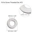 thumbnail image 3 of Uxcell #12 316 Stainless Steel Flat Washer for Screw Bolt 50 Pack, 3 of 5