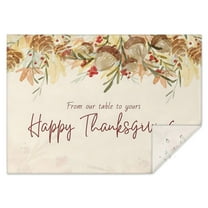 Thanksgiving Day Table Cloth Waterproof Spillproof Tablecolths Table Covers Autumn Thanksgiving Farmhouse Harvest Tablecloth for Dining Kitchen Restaurant Birthday Rectangle,60x84inch