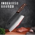 thumbnail image 2 of Cuchillos De Cocina Profesional Decarnicero Pesado De Hueso Acero Inoxidable, 2 of 4