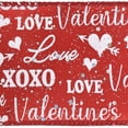 thumbnail image 3 of HOMEFORD Valentine's Day Glitter XOXO Script Satin Wired Ribbon, 2-1/2-inch, 10-yard, Red, 3 of 3