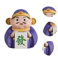 thumbnail image 6 of Baoblaze God of Wealth Sculpture Cute Gifts Small Statue for Bedroom Desk Home, 6 of 8