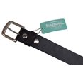 thumbnail image 4 of Full Grain Genuine Leather Black Casual Dress Belt with Removable Buckle, 4 of 10