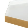 thumbnail image 4 of Kate and Laurel Kashvi Modern Hexagon Side Table, 14 x 14 x 20, White and Gold, Contemporary Geometric Accent End Table, 4 of 5