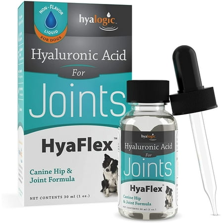 UPC: 0858259000193 | Dog Joint Supplement  Hyalogic Hyaluronic Acid Joint Supplement for Dogs – 30-60 Day Supply  1oz HA Canine Joint Support  Cartilage Supplement & Dog Coat Supplement  W/ No Fuss Liq