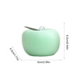 thumbnail image 3 of MMJ Scented Candles Apple Shaped Soy Wax Fall Farmhouse Cinnamon Thanksgiving Centerpiece Home Kitchen Table Mantel Decor Gift 2.36x2.36x1.77in, 3 of 6