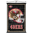 thumbnail image 2 of NFL San Francisco 49ers - Neon Helmet 23 Wall Poster with Magnetic Frame, 22.375" x 34", 2 of 10