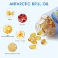 thumbnail image 3 of VecNythra Antarctic Krill Oil Joint Support Softgels – for Joint Comfort, Flexibility & Mobility with Astaxanthin, DHA, EPA, Omega-3 Complex – 240 Count, 3 of 7