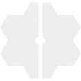 thumbnail image 4 of 22"OD x 2"ID x 7 1/2"C x 1"P Daisy Architectural Grade PVC Contemporary Ceiling Medallion, Two Piece, 4 of 11