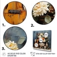 thumbnail image 3 of Designart "Melodies of the Countryside Musical Bliss III" Entertainment Framed Wall Art - Vintage White Music Entryway Framed Wall Art Print, 3 of 6