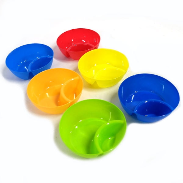 MultiColor Chip & Dip Bowls, Set of 6