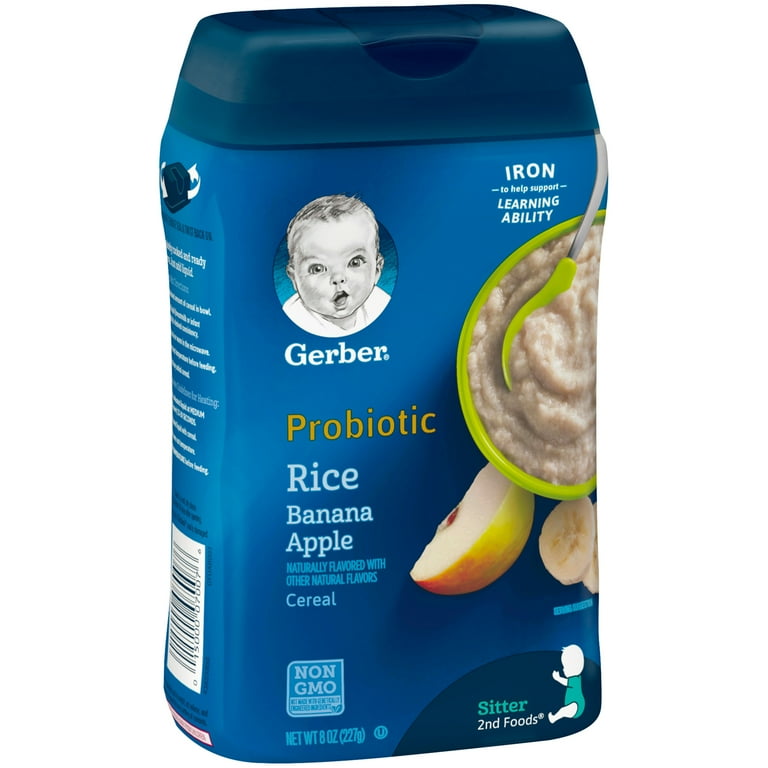 Gerber rice cheap cereal flavors