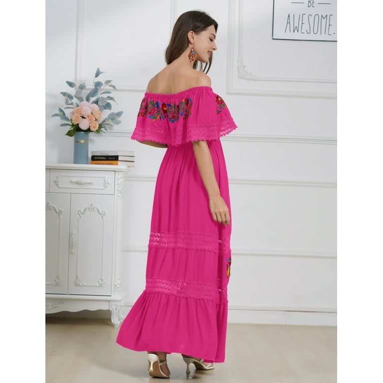 Off the shoulder fiesta dress hot sale