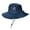 Navy, variant on Bucket Hats Fisherman Hat for Outdoor Activities with Sun Breathable Men Women Summer Sunshade Hat for Hiking Camping and Fishing Black