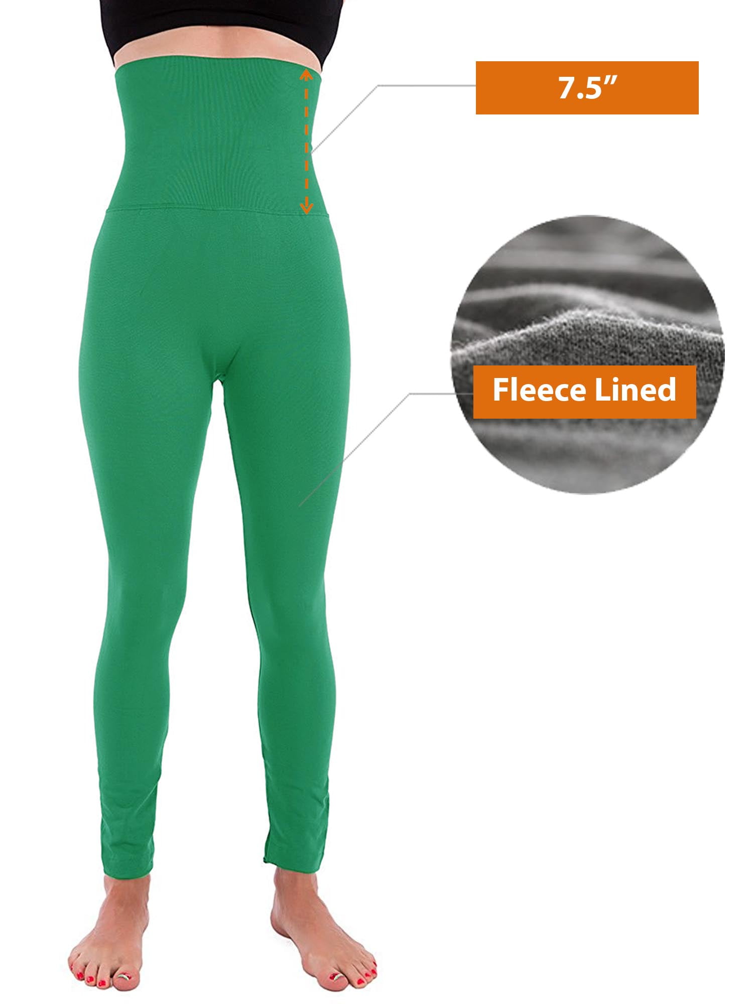 Fleece Lined Winter Leggings With Pockets For Women. Thermal Warm High  Waisted Compression S-2xl-mxbc