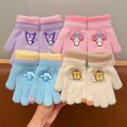 thumbnail image 3 of Children's Gloves Winter Warm Sanrio Finger Set Boys and Girls Cartoon Plush Gloves Baby Snow Finger Set, 3 of 5
