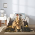 thumbnail image 2 of Throw Blanket for Couch Sofa and Bed, Cute Prairie Sheep Herd Super Soft Plush Throw Blanket, Fuzzy Cuteness Comfy Warm Washable Flannel Blanket & Throws for All Season, 2 of 5